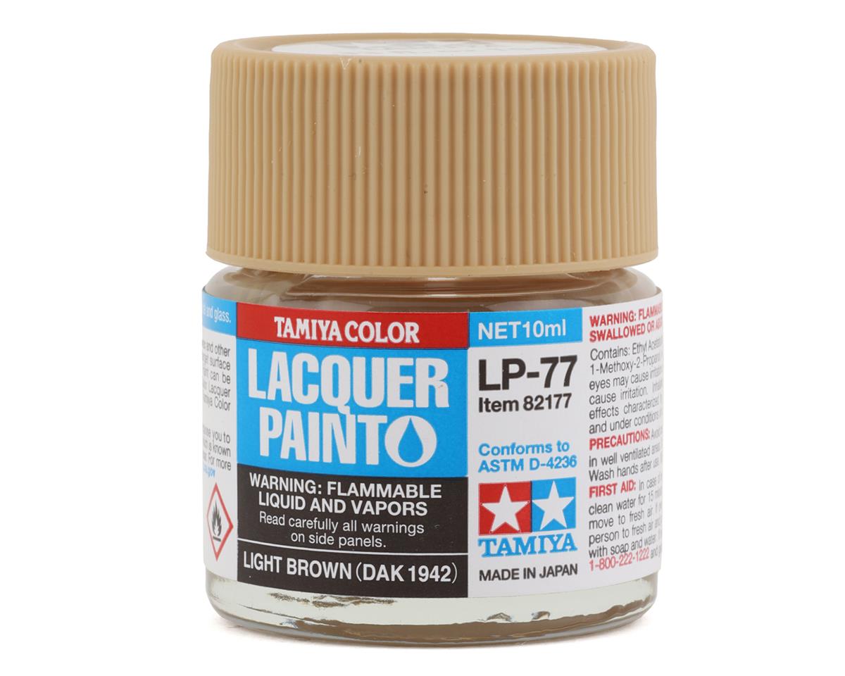 Tamiya 82177 LP-77 Light Brown Lacquer Paint - 10 ml. Bottle