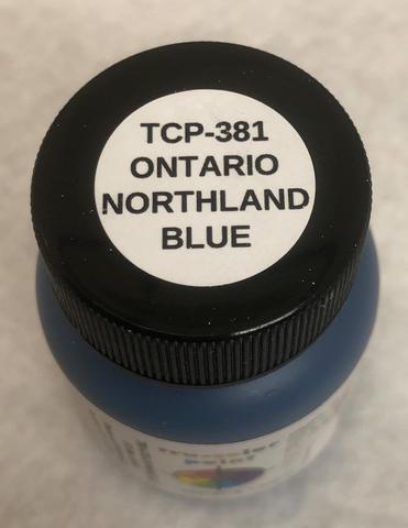 Tru-Color 381 Railroad Color ONT Dark Blue Acrylic Paint 1 Oz. Bottle