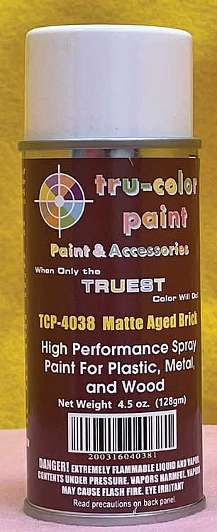 Tru-Color 4038 Railroad Color Acrylic Reefer Yellow 4.5 oz. Spray Paint Can