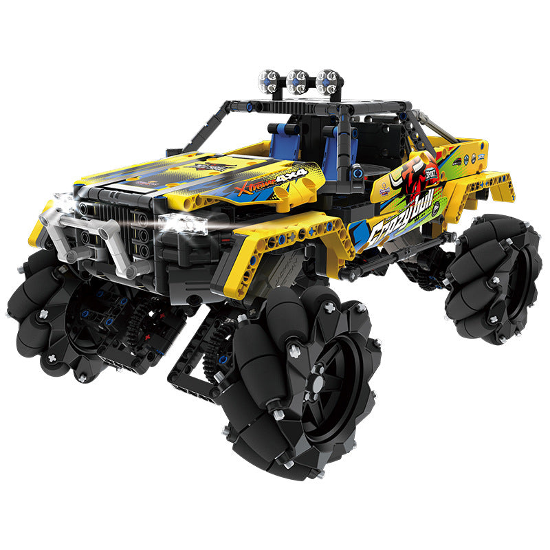 Qihui 9802 Tech Brick RC Stunt Drift Off-Road Car 1030 Pieces Building Blocks