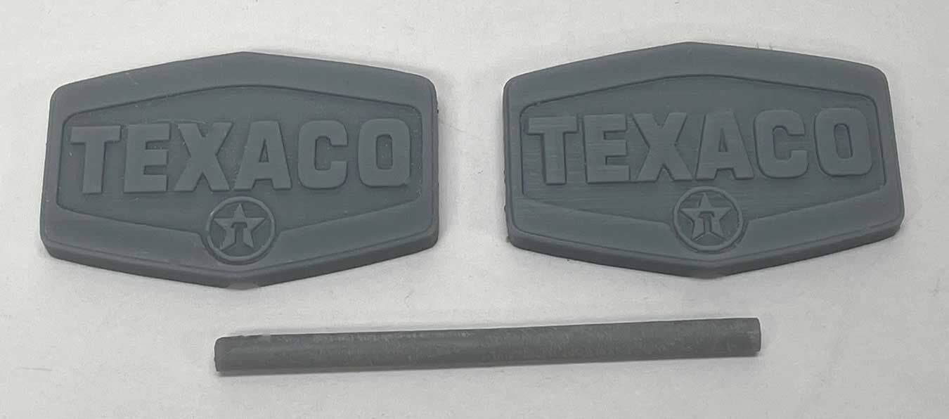 Phoenix Precision Models 31651 HO Texaco Gas Station Signs 3-D Printed Kit