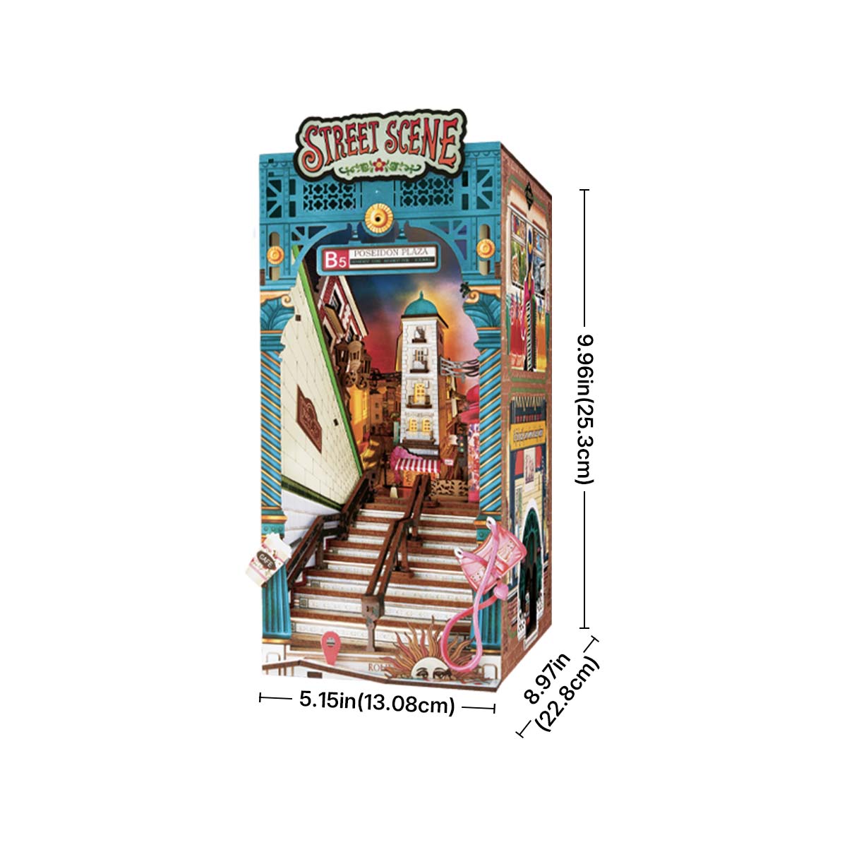 Robotime TGB13 Rolife Street Scene DIY Book Nook