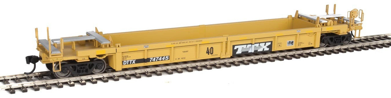 Walthers 910-5648 HO TTX DTTX Thrall Rebuilt 40' Well Car #747445