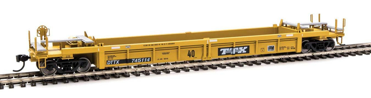 Walthers 910-8400 HO Trailer-Train DTTX Thrall Rebuilt 40' Well Car #745114
