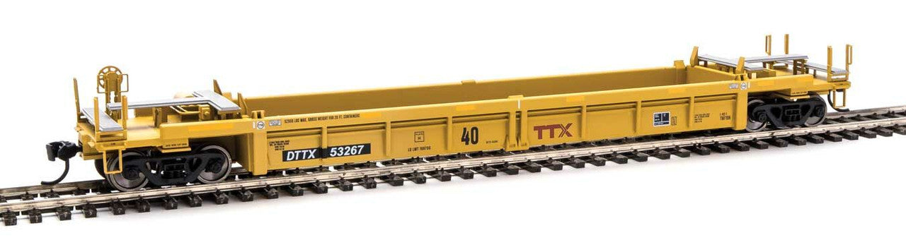 Walthers 910-8406 HO Trailer-Train DTTX Thrall Rebuilt 40' Well Car #53267