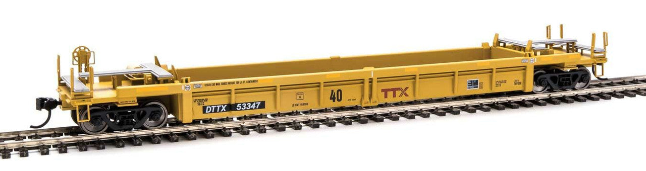 Walthers 910-8407 HO Trailer-Train DTTX Thrall Rebuilt 40' Well Car #53347
