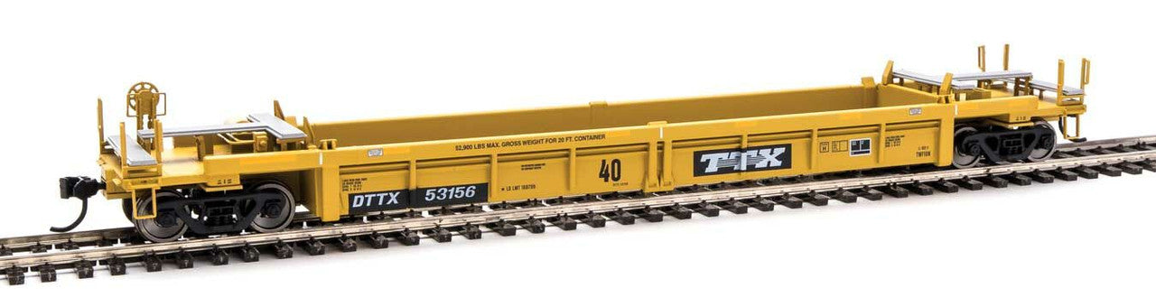 Walthers 910-8413 HO Trailer-Train DTTX Thrall Rebuilt 40' Well Car #53156