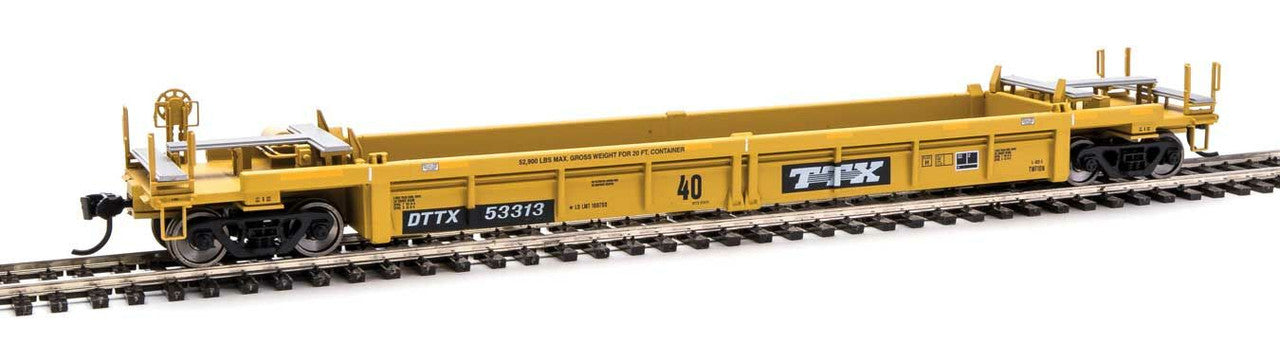 Walthers 910-8415 HO Trailer-Train DTTX Thrall Rebuilt 40' Well Car #53313