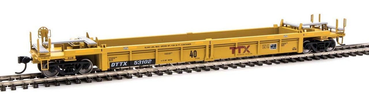 Walthers 910-8416 HO TTX DTTX Thrall Rebuilt 40' Well Car #53102