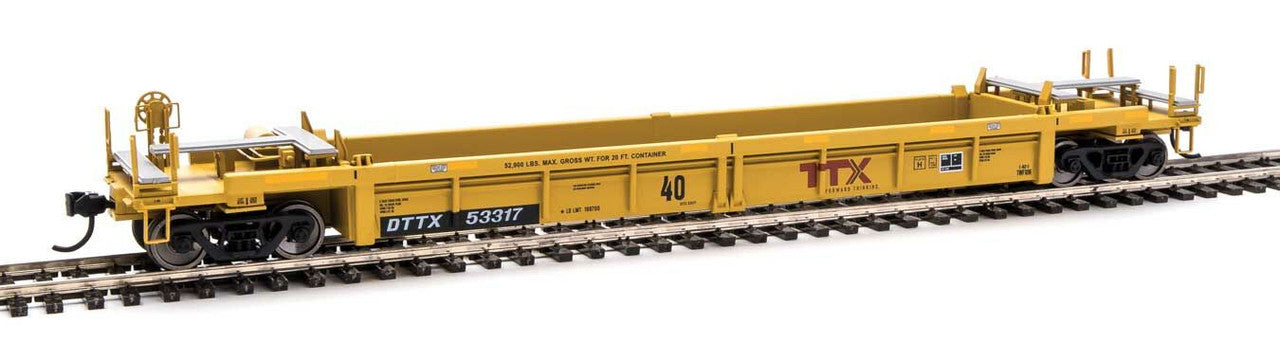Walthers 910-8418 HO TTX DTTX Thrall Rebuilt 40' Well Car #53317