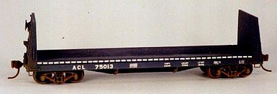 Tichy 40424 HO Undecorated Pulpwood Flatcar w/Decals For ACL & Seaboard Kit