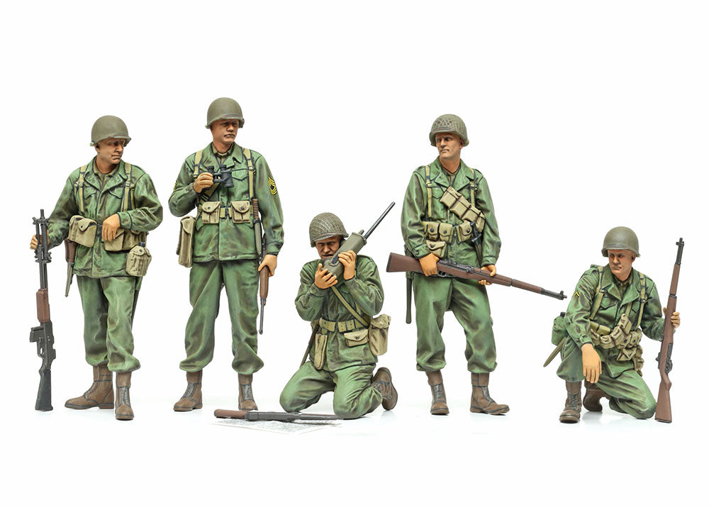 Tamiya 35379 1:35 U.S. Infantry Scout Set Plastic Figure Model Kit NIB