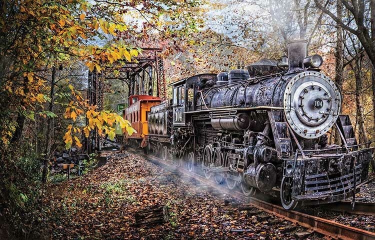 Train Enthusiast Vendors 30121 Train's Coming 1000 Piece Train Puzzle