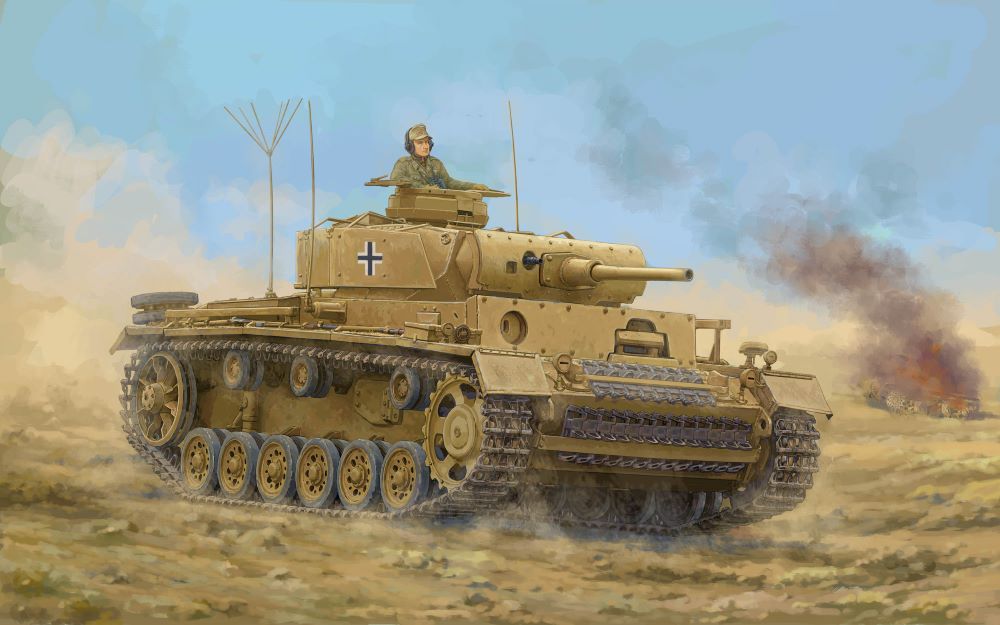 Trumpeter 00955 1:16 Scale Pz.Kpfw.III Ausf.J Tank Model Kit