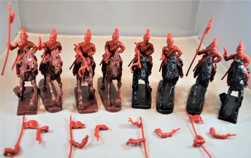 Toy Soldiers of San Diego 26 1:32 Alamo Mexican Cavalry Figures (Set of 8)