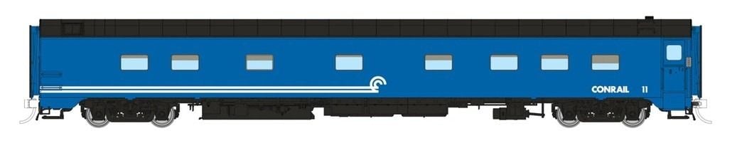 Rapido Trains 104120 HO Conrail Blue 10-5 Sleeper #11