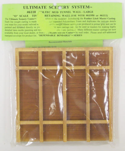 Ultimate Scenery System 6110 O Scale Toltec Mud Tunnel Wall Large