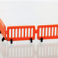 3D to Scale 50-103-OR 1:50 Orange Plastic Pedestrian Barricades (Pack of 4)