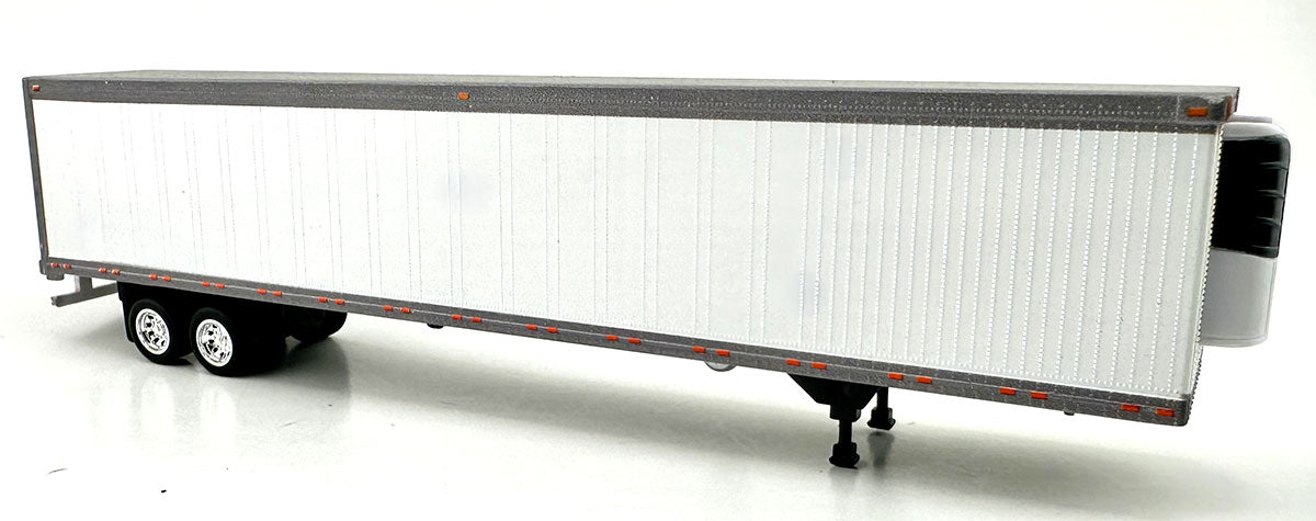 HO Logistics Replicas 158 HO White with Silver Trim Great Dane 53 Reefer Trailer