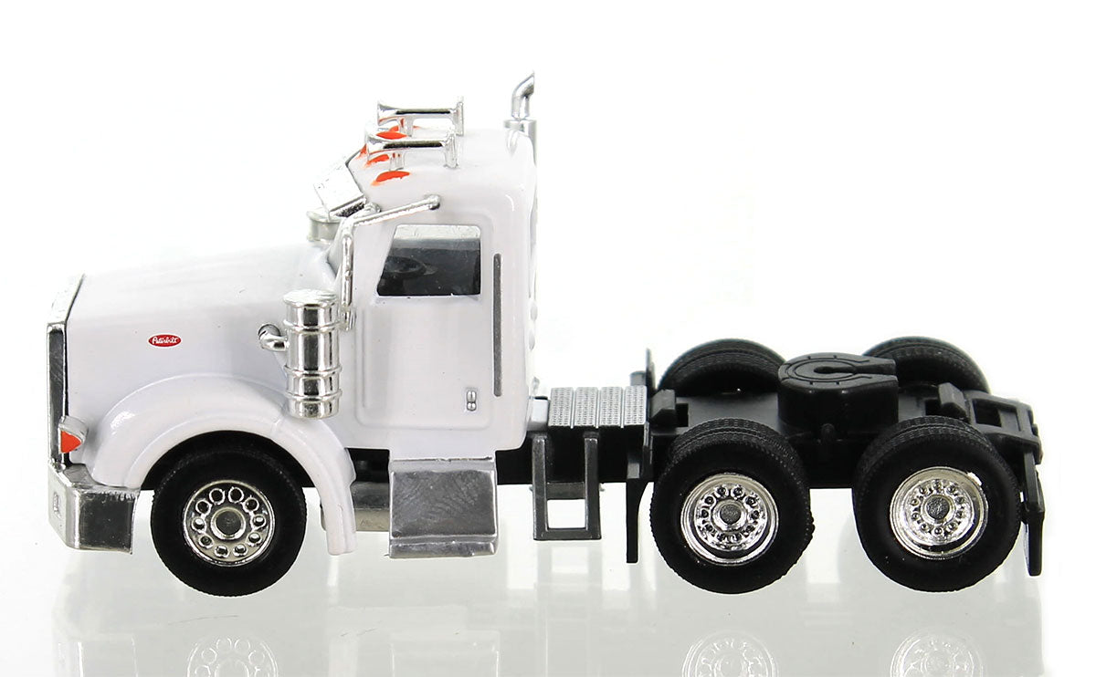 HO Logistics Replicas 36707 HO White Peterbilt 367 with Daycab