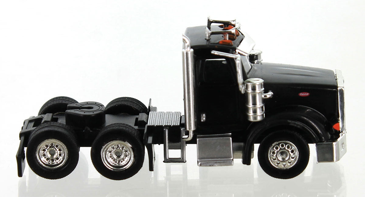 HO Logistics Replicas 36709 HO Black Peterbilt 367 with Daycab