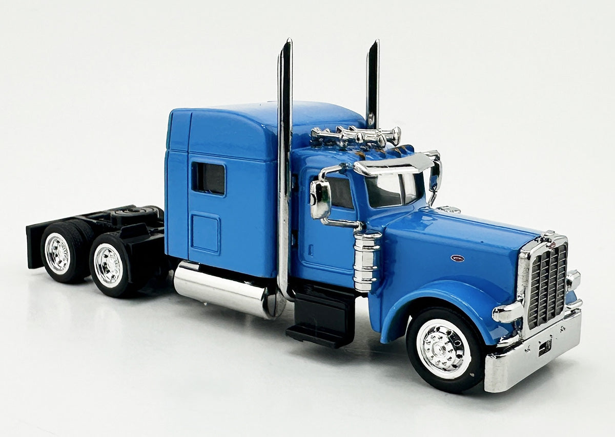 HO Logistics Replicas 38900 HO Baby Blue Peterbilt 389 with Sleeper Cab