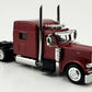 HO Logistics Replicas 38901 HO Metallic Red Peterbilt 389 with Sleeper Cab