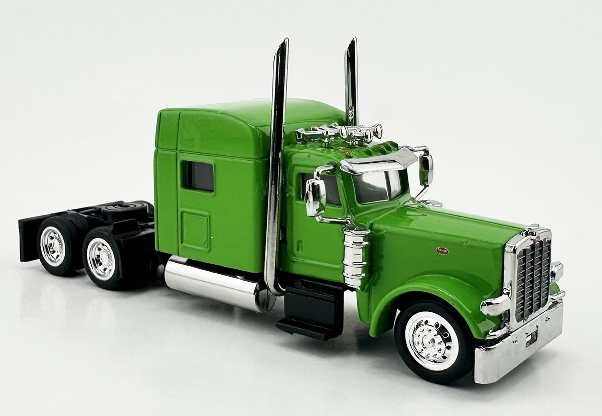 HO Logistics Replicas 38904 HO Lime Green Peterbilt 389 with Sleeper Cab