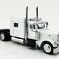 HO Logistics Replicas 38907 HO White Peterbilt 389 with Sleeper Cab