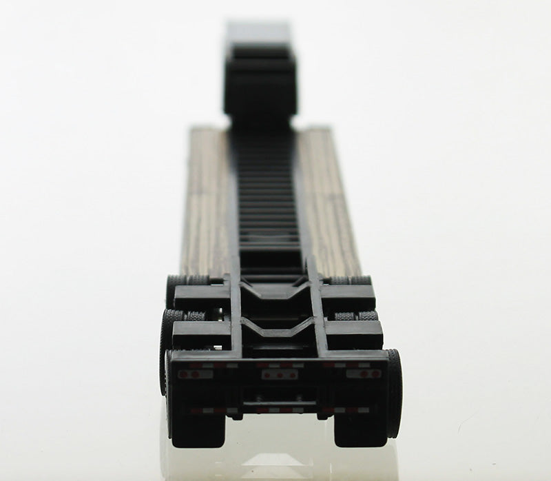 HO Logistics Replicas 489 HO Black Lowboy Construction Trailer
