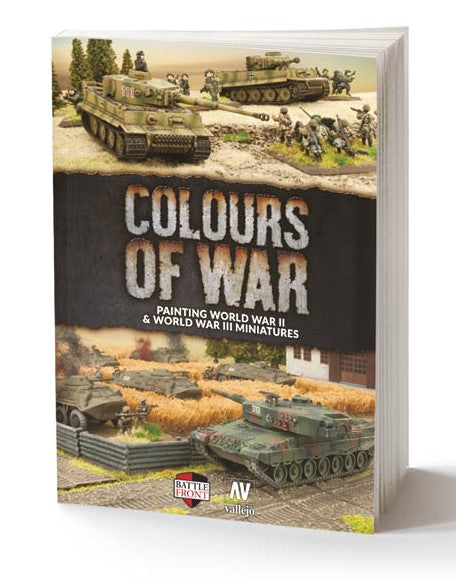 Vallejo Paint 75013 Colours of War Painting WWII & WWIII Miniatures Book