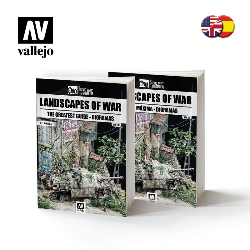 Vallejo Paint 75034 Landscapes of War Vol 3 Softcover Book