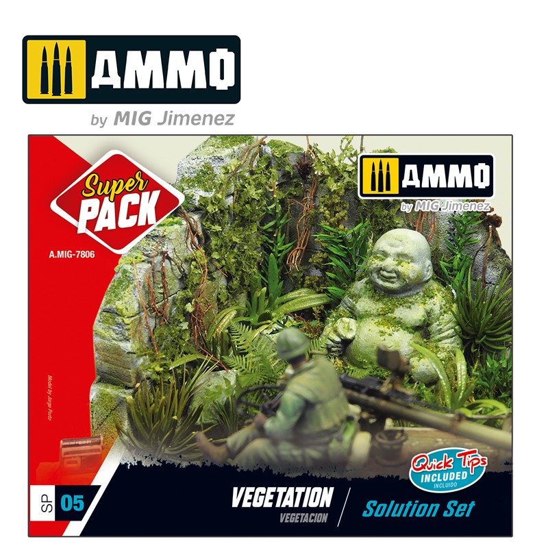 Mig Jimenez AMIG7806 Vegetation Super Pack Solution Set