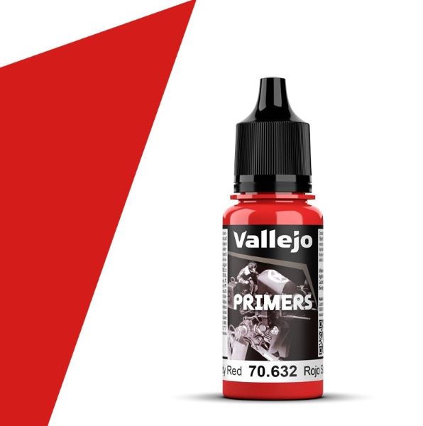 Vallejo Paint 70632 Bloody Red Surface Primer - 06 oz Bottle