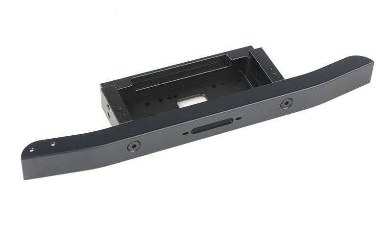 RC4WD VVV-C0044 1:10 Black Classic Front Bumper with Lowered Winch Mount