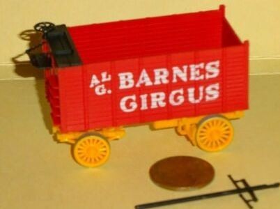 Preiser 22100 HO The Great Circus Train AL G Barnes Circus Wagon