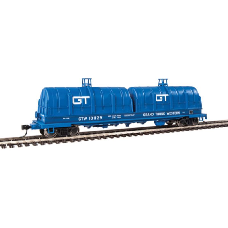 Walthers 920-105223 HO Grand Trunk Western 50' Evans Cushion Coil Car #101129