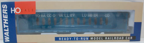 Walthers 932-4109 HO Scale Tobacco Valley Lumber 72' Center Beam Flatcar #2019