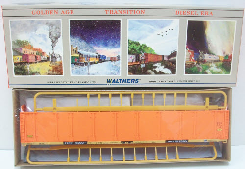 Walthers 932-4801 HO Rio Grande 89' Enclosed Auto Carrier Kit #158221