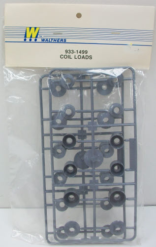 Walthers 933-1499 HO Scale Cornerstone Series Coil Load Gray Plastic Kit