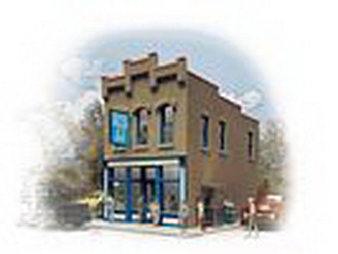 Walthers 933-2816 HO Built-Up Silver Dollar Café Building