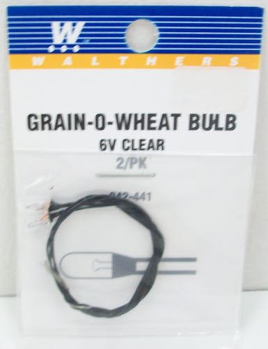 Walthers 942-441 GOW 6V Clear 2/pk
