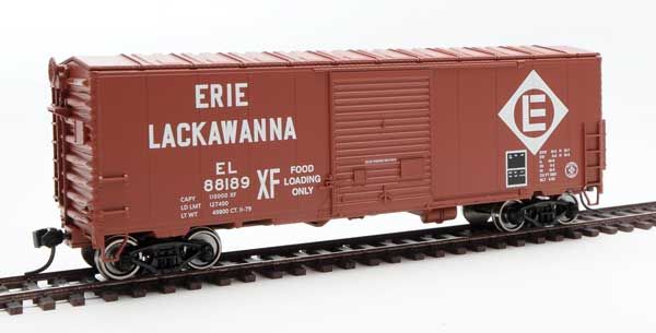 Walthers 910-45002 HO Erie Lackawanna 40' ACF Modernized Welded Boxcar #88189 NIB