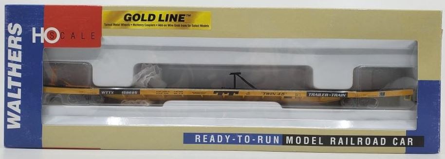 Walthers 932-40302 HO TTX '89 Flush Deck Flat Car-Twin 45 #158685 LN/Box
