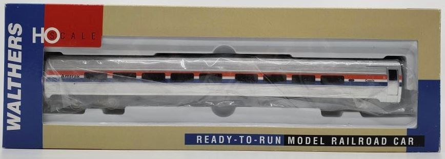Walthers 932-6202 HO Scale 85' Amfleet Phase 3 Coach Passenger Car LN/Box