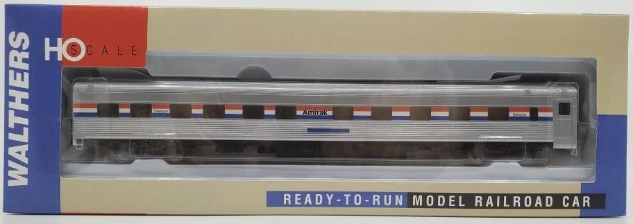 Walthers 932-6343 HO Scale 85' Budd Phase 3 Amtrak 10-6 Sleeper Passenger Car LN/Box