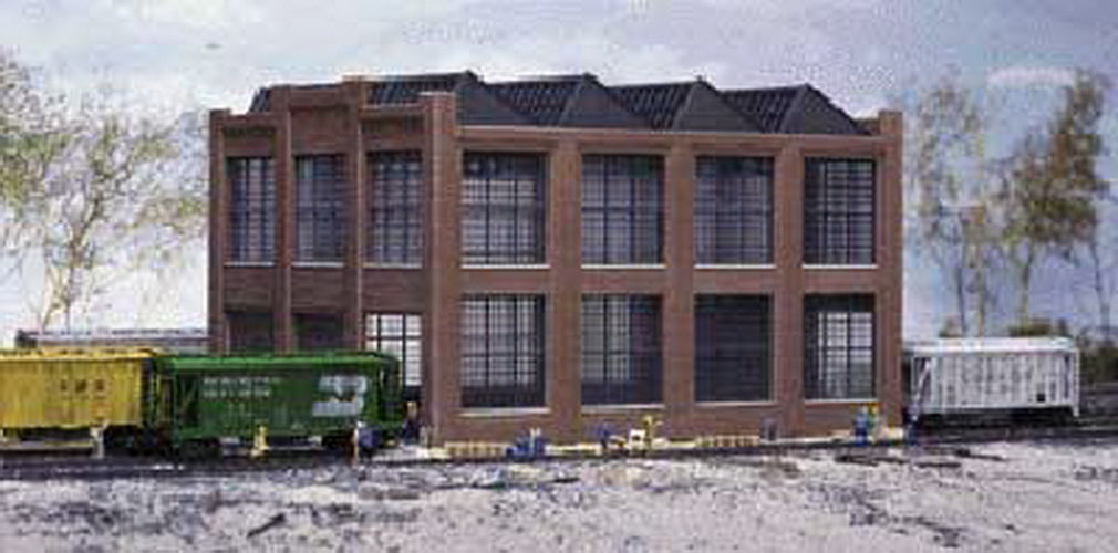 Walthers 933-3228 N Car Shop Structure Building Kit