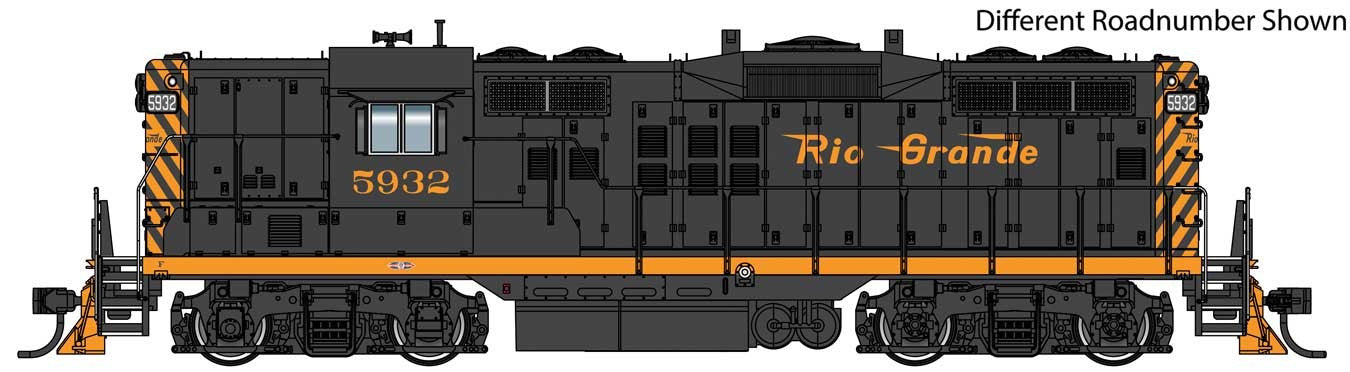 Walthers 920-42704 HO DRGW GP PHII Diesel Locomotive with Sound & DCC #5941