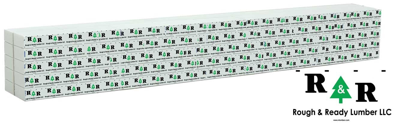 Walthers 949-3166 HO Wrapped R&R Lumber Load for 72' Centerbeam Flatcar