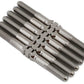 Whitz Racing Products WRP-AEB7-HM 1:10 HyperMax 3.5mm Natural Ti Turnbuckles (6)